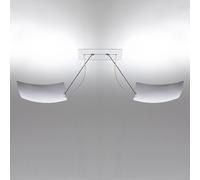 Ingo Maurer 2x18x18 LED ceiling light, 2-bulb