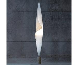Ingo Maurer Cocoon-shaped floor lamp Wo-Tum-Bu 1 with dimmer