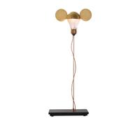 Ingo Maurer I Ricchi Poveri Toto Table Lamp Brass