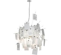 Ingo Maurer - Zettel'z 6 Pendant Silver 400 cm - Silver