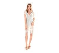 INGODI Women's Beachwear Dress Beach Cover Up Swimsuit Summer Bikini Swimwear Cover-up Pareo Beach Dress (Diana Ecru)