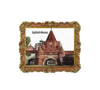 Ingolstadt Bavaria Germany Refrigerator Magnet 3D Travel Souvenir Fridge Decoration Magnetic Sticker Craft Collection