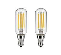 ingoodtle 2 Pack E14 Cooker Hood Light Bulbs Cool White 6000K 400LM, T25 4W LED Bulb 40W Incandescent Replacement, Small Edison Screw Extractor Fan Bulbs, SES Cooker LED Filament Bulb, Not Dimmable