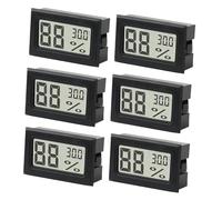 ingoodtle 6 Pack Digital Thermometer Hygrometer,Room Temperature Monitor