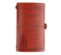ingoodtle Leather Journal, Daughter Christmas Birthday Gifts from Dad, Gifts for Daughter, Travel Journals Retro Diary Journal 18th Birthday Gift for Girls Diary Notebook Graduation Gift for Her
