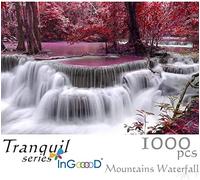 Ingooood Tranquil Series- Mountains Waterfall - Jigsaw Puzzles 1000 Pieces for Adult