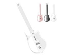 INGPARTNER Smart Guitar, No Strings Attached, App Control, Foldable Electric Guitar, Headphone Jack, for Beginners (White)