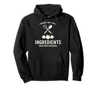 Ingredients Start With The Basics Baking Cook Pullover Hoodie
