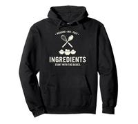 Ingredients Start With The Basics Baking Cook Pullover Hoodie