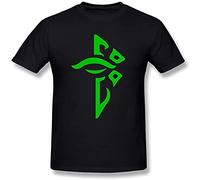 Ingress Enlightened and Resistance Logo Men T-Shirt Black