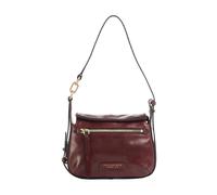 Ingrid Cowhide Leather Shoulder Bag, female, The Bridge, Shoulder Bags, Red, ONE SIZE, Bags ONE SIZE