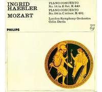 Ingrid Haebler, Wolfgang Amadeus Mozart / The London Symphony Orchestra , Sir Colin Davis: Piano Concerto No. 14 In E Flat, K. 449 / Piano Concerto Nr. 24 In C Minor, K. 491 - LP