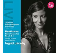 INGRID JACOBY; JACEK KASPSZYK; SINFONIA VARSOVIA - BEETHOVEN: PIANO CONCERTOS NOS. 2 & 4