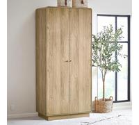 Ingrid Wardrobe - 2 Door - Natural - Oak