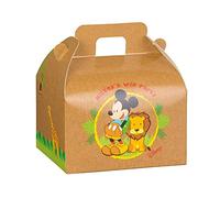 Ingrosso e Risparmio 10 x Disney Mickey Mouse and Lion in the Savannah Cardboard Boxes, Children's Birthday Party Ideas (Standard - Without Confetti)