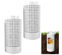 Inground Farm Composter, 2025 New Outdoor In-Ground Compost Bin For Raised Garden Beds And Yards, Composting Bin 2 Gallons, Composter Tumbler Outdoor