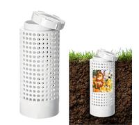 Inground Farm Composter, Outdoor In-Ground Compost Bin For Raised Garden Beds And Yards, Composting Bin 2 Gallons, 6.3"x6.3"x12", Composter Tumbler Outdoor(1)