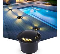 Inground Led Lights - Recessed Fountain Light, Recessed Floor Spotlight Side Glow Glare Free LED Patio Step Light Outdoor Waterproof Garden Deck Light AC85-265V ( Color : White Light , Size : 3W )