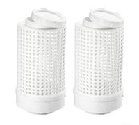 Inground Worm Composter for Garden Raised Bed | Outdoor PVC Compost Bin for Secure Lid | 11.81 x 6.29 x 6.29 in, White (2pcs 160mm)