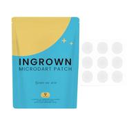 Ingrown Hair | Pack of 9 Nourishing Hair Patches, Repair Stickers for the Scalp, for Men, Women, Armpits, Legs, Arms, Beard Area, Daily Overnight at Home