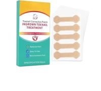 Ingrown Nail Corrector,60 Sheets Ingrown Toenail Corrector Strips - Breathable Pedicure Patches Foot Recovery Professional for Athlete Elderly Home Women Kids