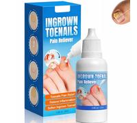 Ingrown Toenail 20ml - Professional Precision Liquid Formula with Brush Applicator for Pain Relief, Reduces Inflammation, Softens & Corrects Nail Shape, Promotes Healthy Growth (1 Pack)
