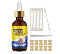 Ingrown Toenail Care Liquid & Corrector Patches Kit, Toenail Softener Drops with Nail File, Home Care Solution for Mild Ingrowing Toenails
