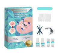 Ingrown Toenail Corrector & Curved Toenail Corrector - Upgraded 6-Angle Design, 3X Stronger Pull Force, Titanium Alloy Ingrown Toenail Removal Kit, 30-Day Fast Treatment