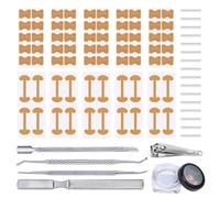 Ingrown Toenail Corrector Set Professional Ingrown Toenail Kit with Nail Strips, Corrector Patch, Pedicure Tools for Home Use Correction Strips
