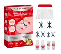 Ingrown Toenail Corrector with Upgraded 6-Angle Shape,3x Stronger Pull Force,30-Day Fast Correction Titanium Alloy Ingrown Toenail Treatment for Women and Man (Upgraded-Small-Bright Red)