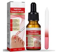 Ingrown Toenail Drop - Ingrown Toenail Care Serum with Glass Nail File - Cuticle Care Oils for Ingrown Toenails - Trimming Toenail Softening Drops Nail Strengthener