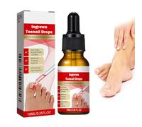 Ingrown Toenail Drops To Soften And Straighten Nails - Professional 10ml Fast-Acting Solution For Thick & Ingrown Toenails, Gentle At-Home Foot Care With Easy Dropper Application For Daily Nail