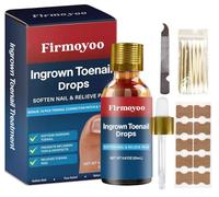 Ingrown Toenail Relief: Ingrown Toenail Tool for Men Women - Ingrown Toenail Removal Kit - Ingrown Toenail Corrector Drops - Ingrown Toenail Remover - Effective Solution for Ingrown Toenails 0.67OZ