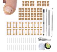 Ingrown Toenail Removal Kit 18PCS Professional Ingrown Toenail Corrector with Strips Effective for Home Care Tools and Accessories