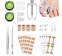 Ingrown Toenail Removal Kit, Ingrown Toenail Treatment Tool, Kit Ingrown Toenail Corrector Tools, Toenail Correction Patch, Corrector Pedicure, Corrector Strips and Patch for Toe Pain Relief