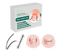 Ingrown Toenail Removal Kit | Titanium Alloy Ingrown Toenail Treatment | Pedicure Tools for Feet, Nail Tools Specially Designed for Curved Nail Repair and Ingrown Toenail Corrector (0.59/0.67in)