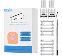 Ingrown Toenail Treatment, Quick Relief Ingrown Toenail Corrector 0.79in 10pcs Tool Kit at Home, Curve Correct for Big Toe Ingrown Nail Outgrow Lifter Sticks To The Nail with Removal tool