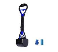 INGUWU Pet Pooper Scooper, 17.7 Inch Long Handle Walking Poo Remover Grabber Picker for Outdoor/Indoor Pick Up Cat and Small Dog Animal Waste