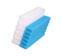 INGVIEE Compatible Filter Foam Floss Pad Fit for All Pond Solutions FW-29 Nano Tank (6x White Floss, 6x Blue Foam)