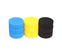 INGVIEE Compatible Filter Foam Set Fit for All Pond Solutions EF-150 and EF-2-Booster (3x Blue Coarse, 3x Yellow Medium and 3x Black Fine)