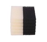 INGVIEE Compatible Foam Filter Pad Carbon Foam Set for Interpet PF1 Filter (6x Plain and 6x Carbon)