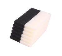 INGVIEE Compatible Foam Filter Pad Carbon Foam Set for Interpet PF4 Filter (6x Plain and 6x Carbon)
