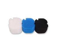 INGVIEE Compatible Foam Filter Pad Set for AquaManta EFX 200 (4 x White Fine Wool, 4 x Black Fine, 4 x Blue Coarse)