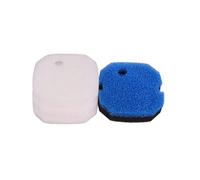INGVIEE Compatible Foam Filter Wool Pad Set for Aqua One AQUIS 1200/1250 and 1000/1050 (3x Wool Pad, 1x Black Fine and 1x Blue Coarse)