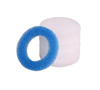 INGVIEE Compatible Poly Fine and Coarse Foam Filter for Eheim Ecco Pro 130 200 300 (4 x Poly Fine, 1 x Blue Coarse)