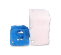 INGVIEE Compatible Prefilter Fine Pad Set Fit for Eheim Professional 4+ 250/250T/350/350T/600 and Eheim Professional 4e+ 350 (12x White Fine, 3X Blue Coarse)