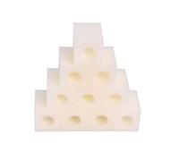 INGVIEE Pack of 10 Compatible Cartridge Filter Foams Replacement for Eheim 2617080 Pickup 60 2008 Aquarium Filter