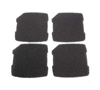 INGVIEE Pack of 4 Compatible Activated Carbon Foam Filter for Eheim Professional 3 250/350/600 2071/2073/2075 and Pro 3e 350 2074 Aquarium Filter