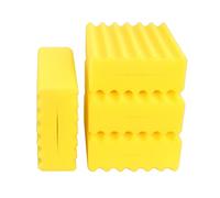 INGVIEE Pack of 4 Compatible Yellow Fine Filter Sponge Fit for Sunsun CBF-350 CBF-350B CBF-350C CBF-550 Pond Filter