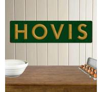 Ingzzaac HOVIS SIGN Vintage Kitchen Sign Old Effect Advertising Sign Retro Kitchen Sign Street Metal Sign 40x10 cm
